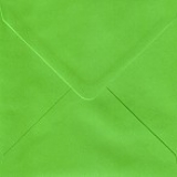 Quadratischer Umschlag, apfelgrün