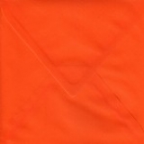 Quadratischer Umschlag, transparent orange