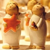 Postkarte Zwei Engel