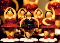 Postkarte Drei Ballett-Engel