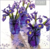 Klappkarte Iris, Blumen lila